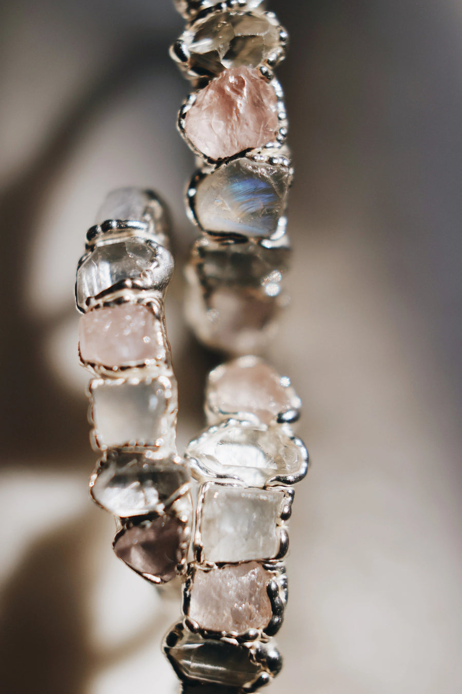 I Am Loved Ring · Rose Quartz, Moonstone, Diamond Quartz · Rings ·  Little Sycamore