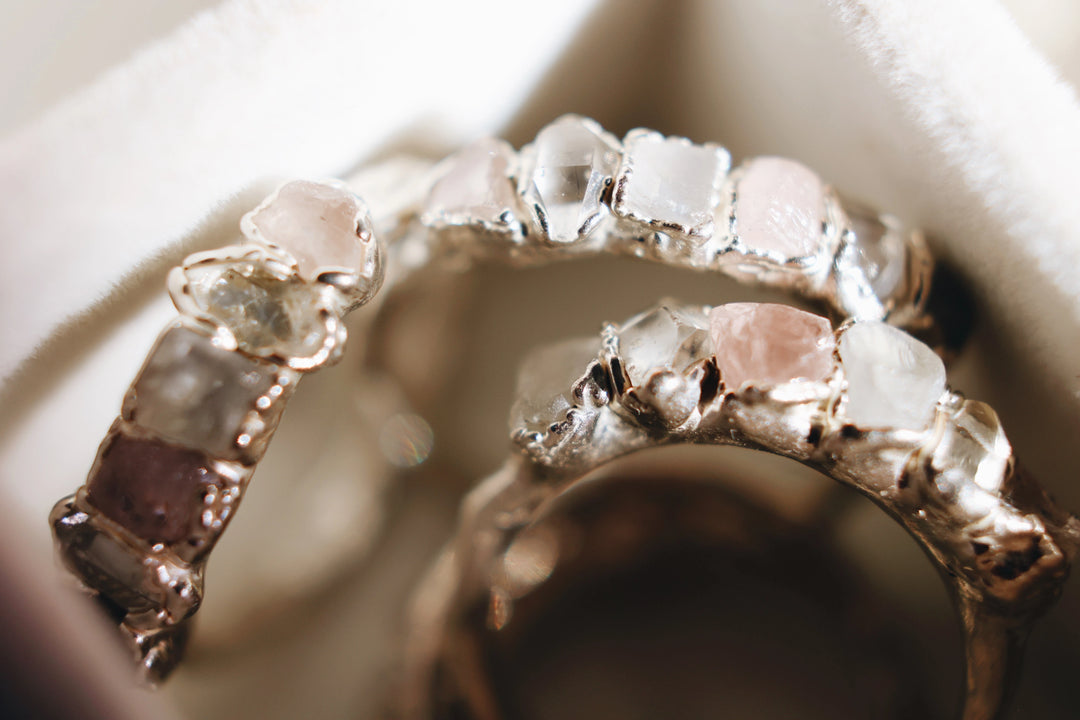 I Am Loved Ring · Rose Quartz, Moonstone, Diamond Quartz · Rings ·  Little Sycamore