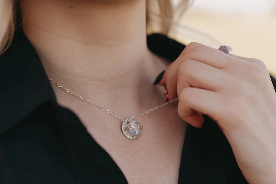 I am Loved Necklace · Rose Quartz, Moonstone, Diamond Quartz · Necklaces ·  Little Sycamore