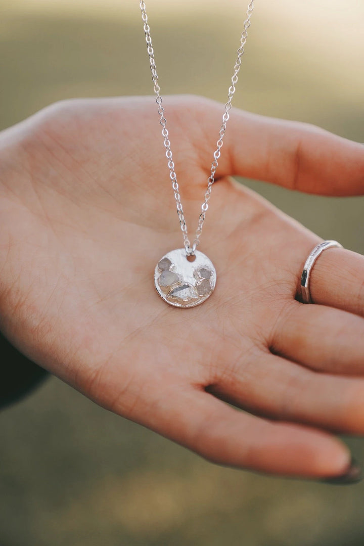 I am Loved Necklace · Rose Quartz, Moonstone, Diamond Quartz · Necklaces ·  Little Sycamore