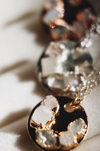 I am Loved Necklace · Rose Quartz, Moonstone, Diamond Quartz · Necklaces ·  Little Sycamore