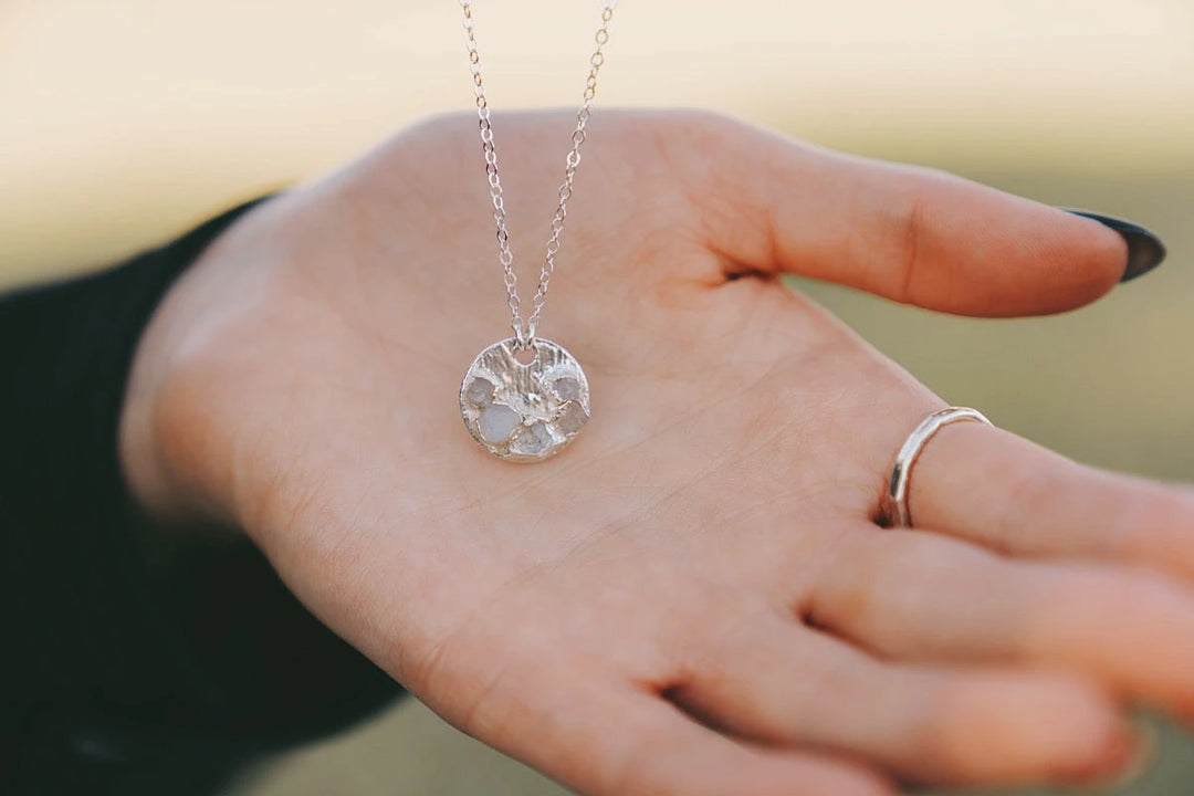 I am Loved Necklace · Rose Quartz, Moonstone, Diamond Quartz · Necklaces ·  Little Sycamore