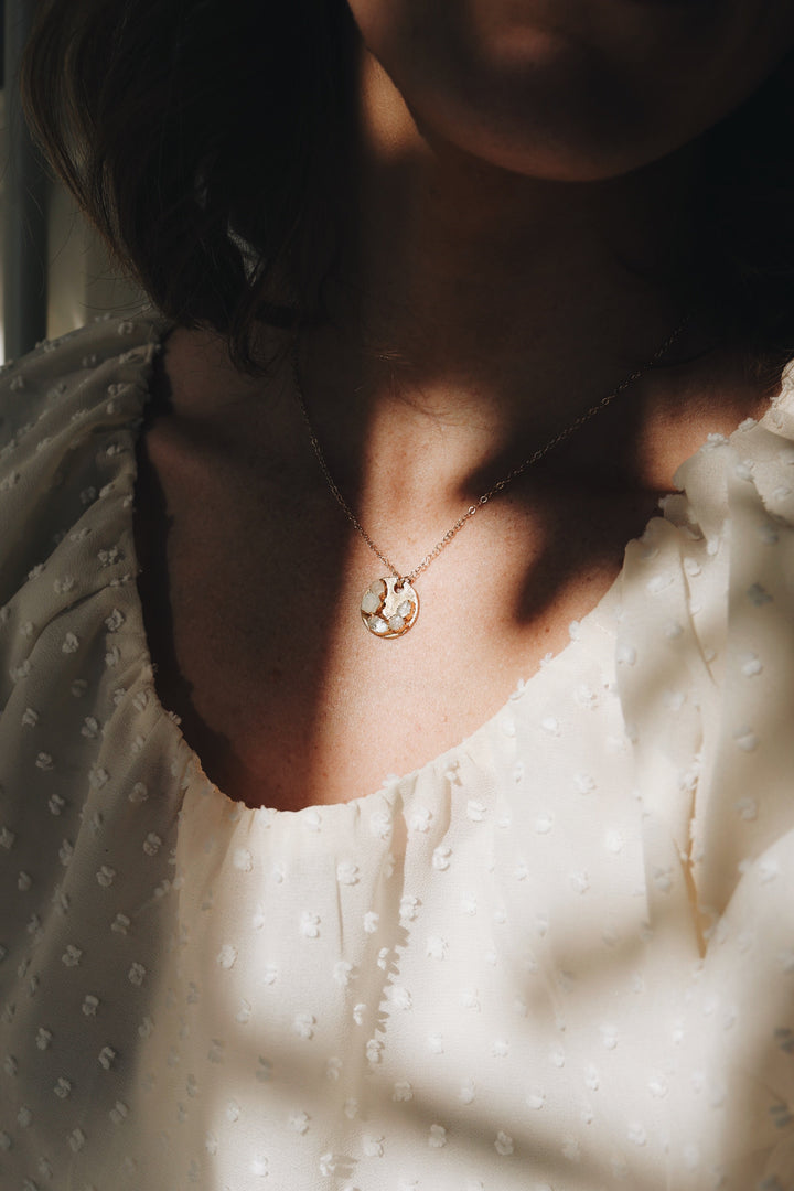 I am Loved Necklace · Rose Quartz, Moonstone, Diamond Quartz · Necklaces ·  Little Sycamore