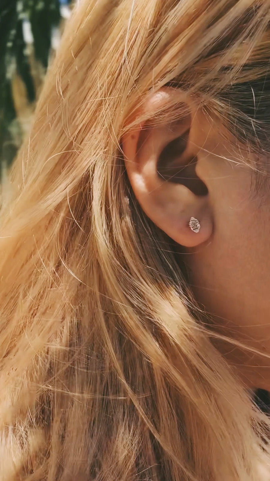 Wrapped Herkimer Diamond Earrings - Little Sycamore