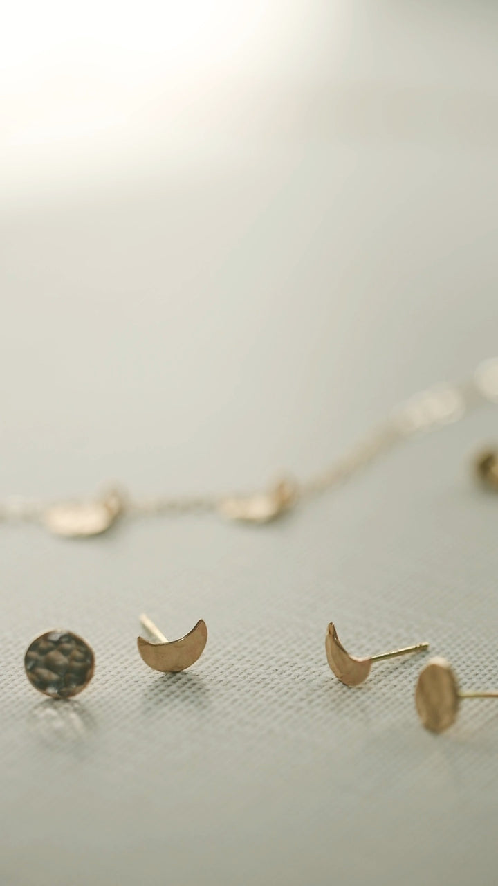 Moon Phase Earrings