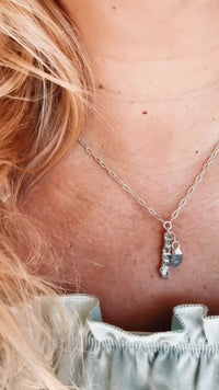 Cascade Necklace · Aquamarine (Limited Edition) - Little Sycamore