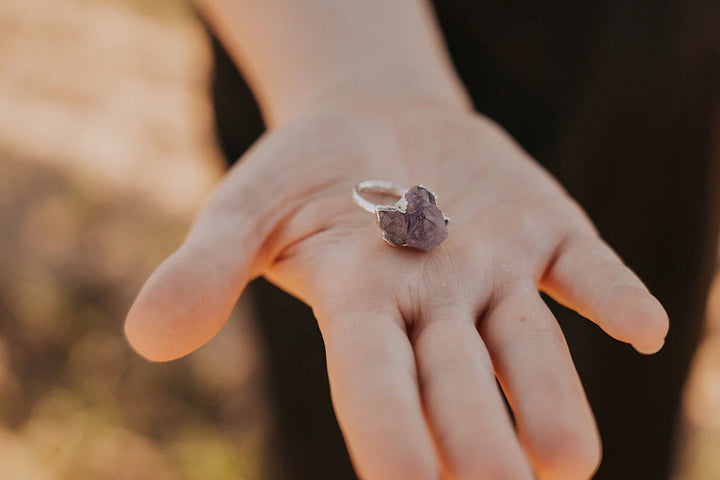 INSTA SALE DISCONTINUED Amethyst Cluster Ring · Silver Only · Rings ·  Little Sycamore