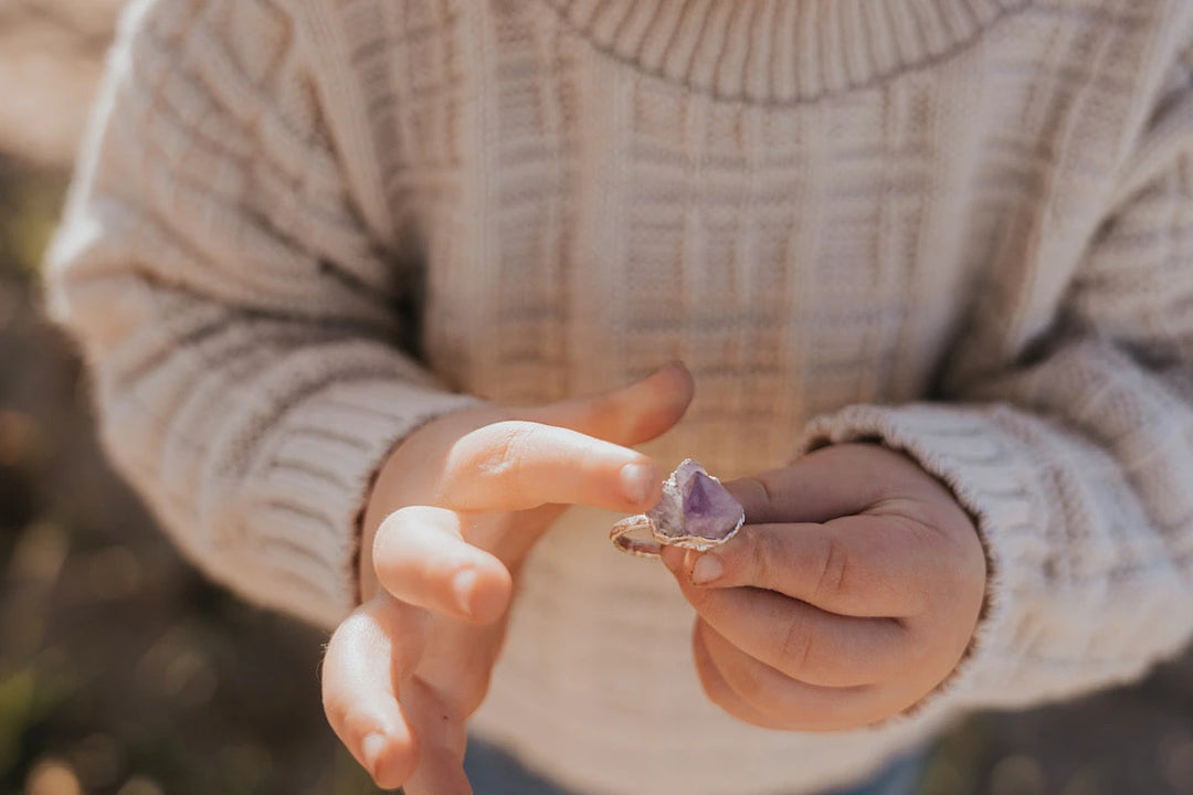 INSTA SALE DISCONTINUED Amethyst Cluster Ring · Silver Only · Rings ·  Little Sycamore