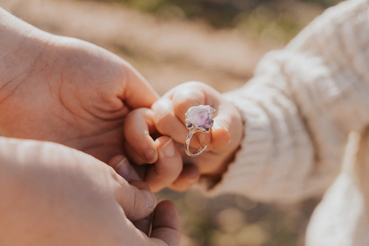 INSTA SALE DISCONTINUED Amethyst Cluster Ring · Silver Only · Rings ·  Little Sycamore