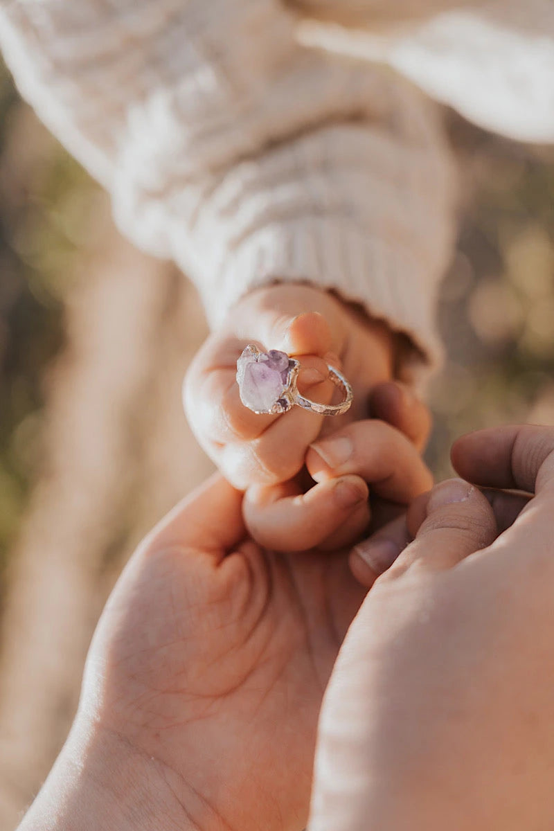 INSTA SALE DISCONTINUED Amethyst Cluster Ring · Silver Only · Rings ·  Little Sycamore