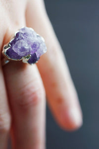 INSTA SALE DISCONTINUED Amethyst Cluster Ring · Silver Only · Rings ·  Little Sycamore