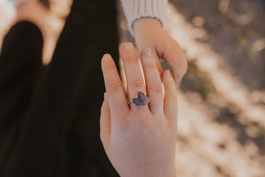 INSTA SALE DISCONTINUED Amethyst Cluster Ring · Silver Only · Rings ·  Little Sycamore
