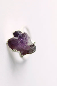 INSTA SALE DISCONTINUED Amethyst Cluster Ring · Silver Only · Rings ·  Little Sycamore