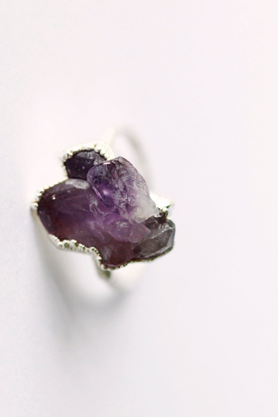 INSTA SALE DISCONTINUED Amethyst Cluster Ring · Silver Only · Rings ·  Little Sycamore