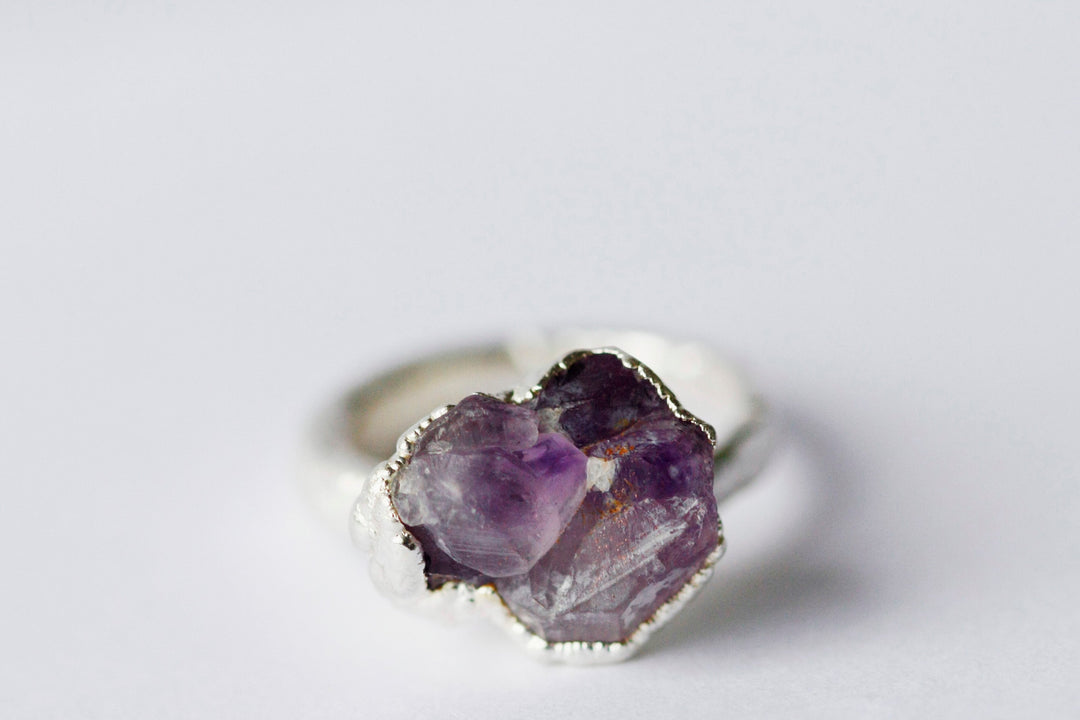 INSTA SALE DISCONTINUED Amethyst Cluster Ring · Silver Only · Rings ·  Little Sycamore