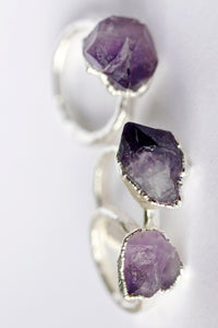INSTA SALE DISCONTINUED Amethyst Cluster Ring · Silver Only · Rings ·  Little Sycamore