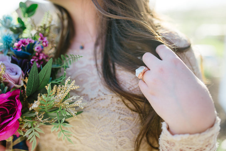 INSTA SALE DISCONTINUED Quartz Cluster Ring · Rings ·  Little Sycamore