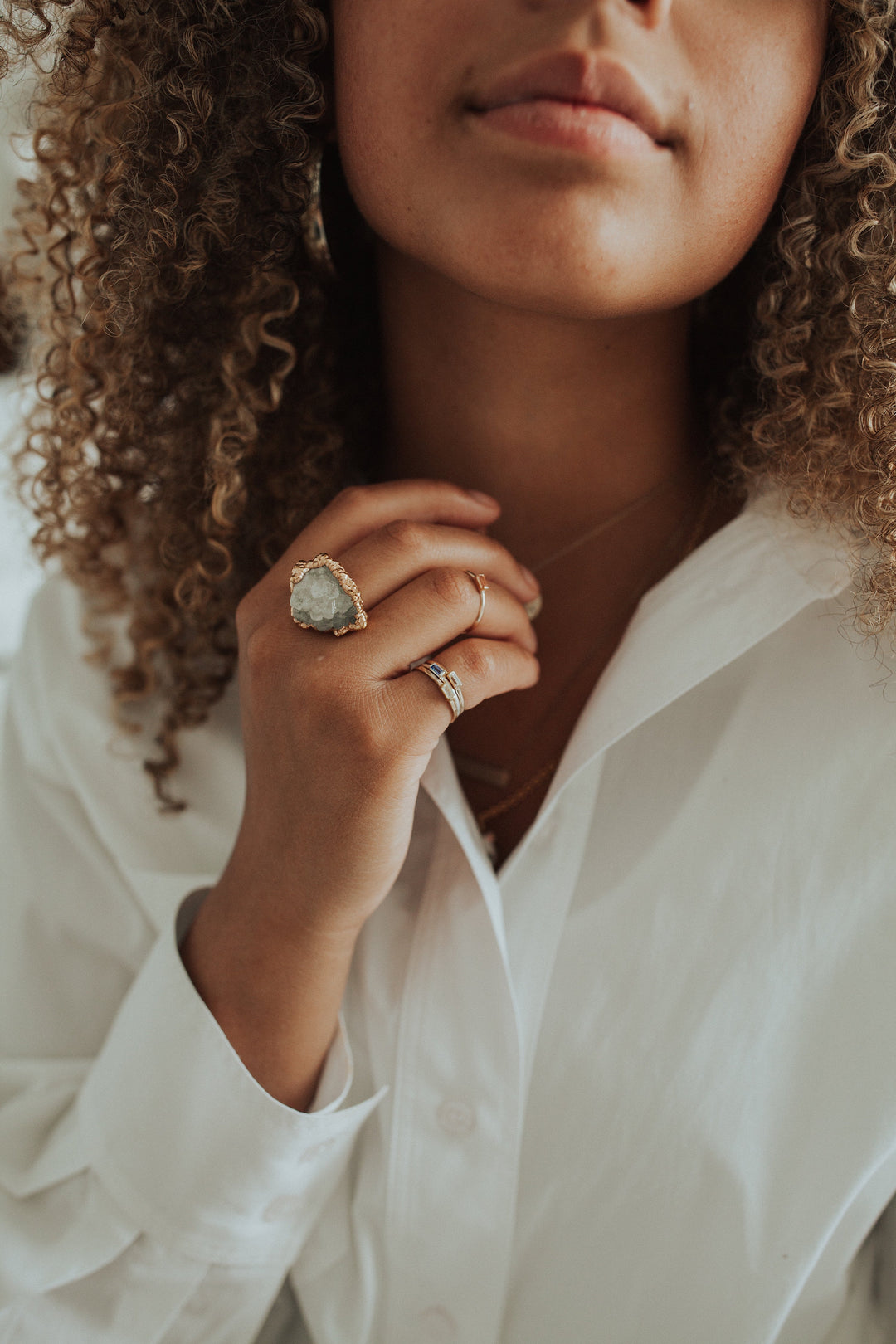 INSTA SALE DISCONTINUED Quartz Cluster Ring · Rings ·  Little Sycamore