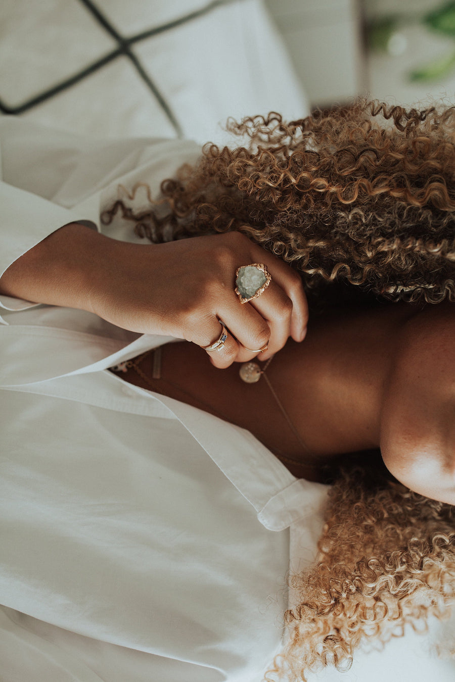 INSTA SALE DISCONTINUED Quartz Cluster Ring · Rings ·  Little Sycamore