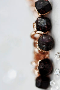 January Raindrops Necklace · Dark Garnet · Necklaces ·  Little Sycamore