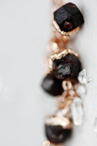January Raindrops Necklace · Dark Garnet · Necklaces ·  Little Sycamore