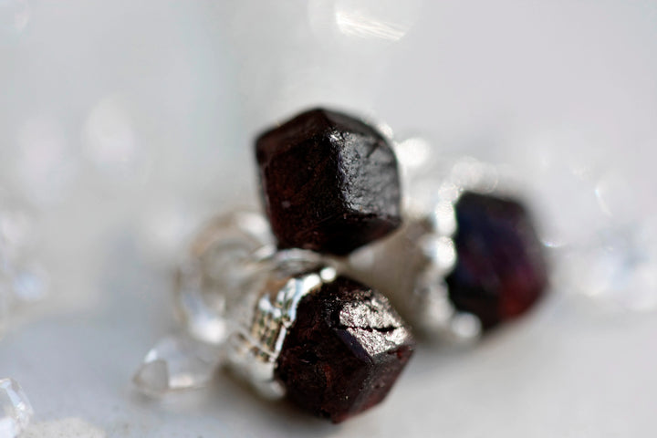 January Raindrops Necklace · Dark Garnet · Necklaces ·  Little Sycamore