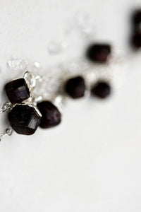 January Raindrops Necklace · Dark Garnet · Necklaces ·  Little Sycamore