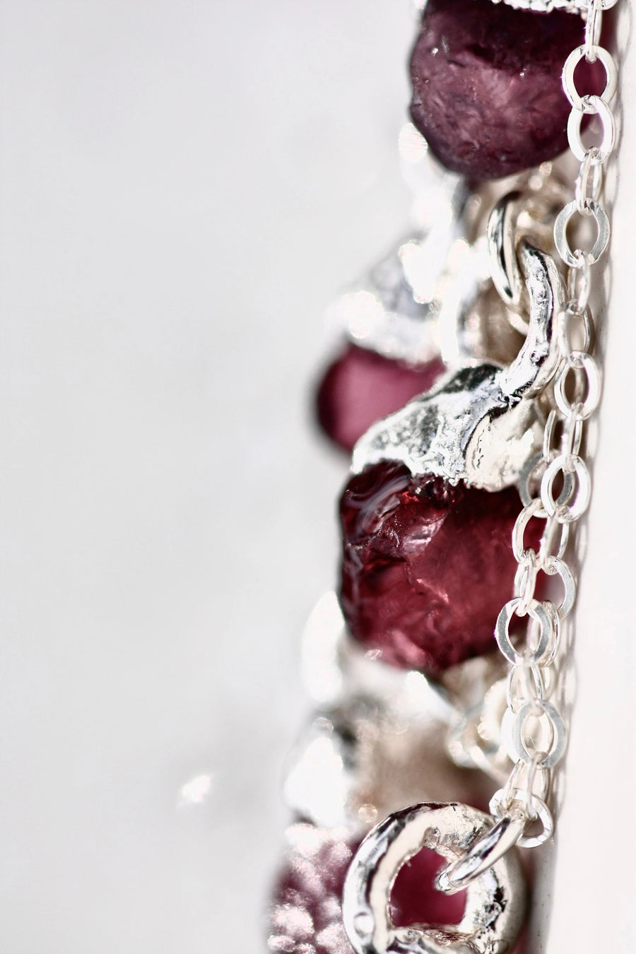 January Raindrops Necklace · Maroon Garnet · Necklaces ·  Little Sycamore