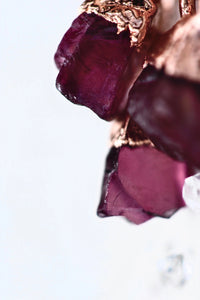 January Raindrops Necklace · Maroon Garnet · Necklaces ·  Little Sycamore