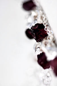 January Raindrops Necklace · Maroon Garnet · Necklaces ·  Little Sycamore