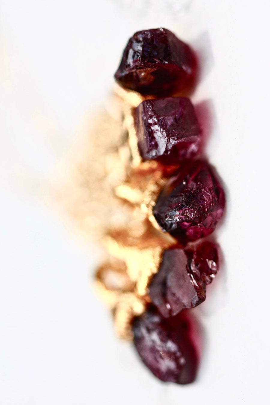 January Raindrops Necklace · Maroon Garnet · Necklaces ·  Little Sycamore