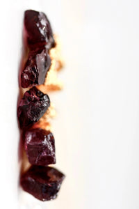 January Raindrops Necklace · Maroon Garnet · Necklaces ·  Little Sycamore