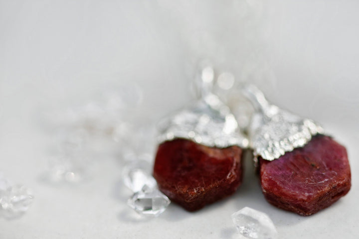 July Raindrops Necklace · Ruby · Necklaces ·  Little Sycamore