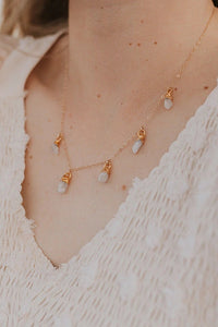 June Raindrops Necklace · Moonstone · Necklaces ·  Little Sycamore