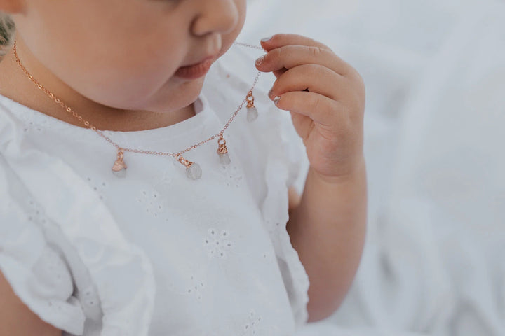 June Raindrops Necklace · Moonstone · Necklaces ·  Little Sycamore