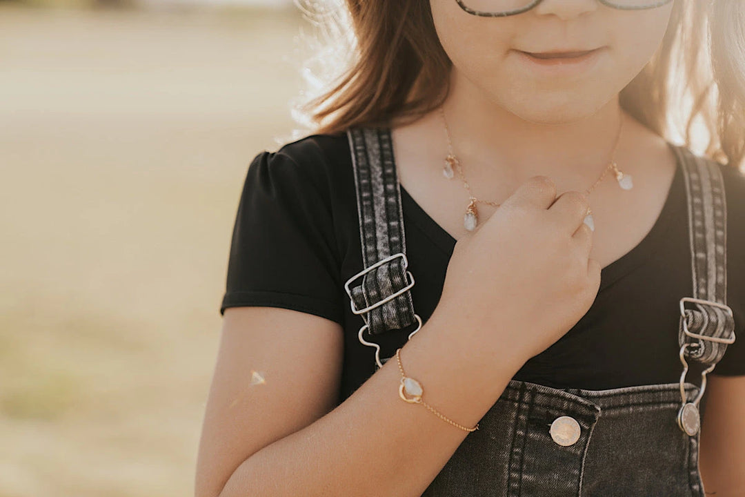 June Raindrops Necklace · Moonstone · Necklaces ·  Little Sycamore