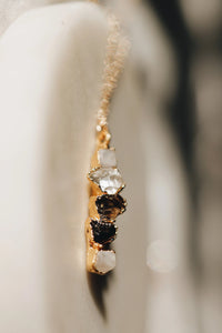 Lighthouse · Diamond Quartz, Moonstone, Smoky Quartz Necklace · Necklaces ·  Little Sycamore