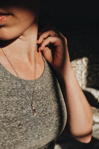 Lighthouse · Diamond Quartz, Moonstone, Smoky Quartz Necklace · Necklaces ·  Little Sycamore