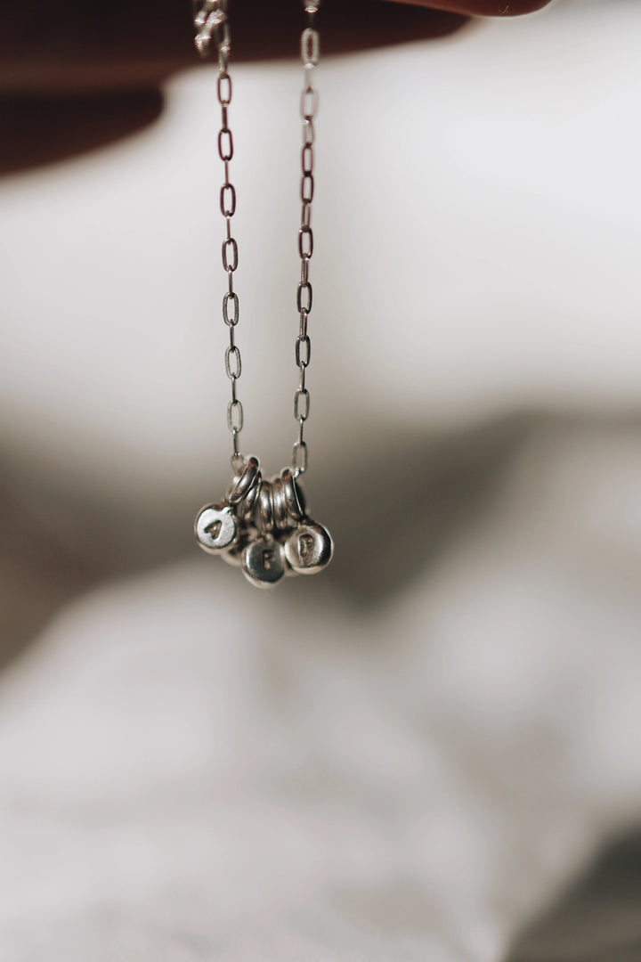 Little Initial Droplet Necklace · Customizable · Custom Birthstone Pieces ·  Little Sycamore