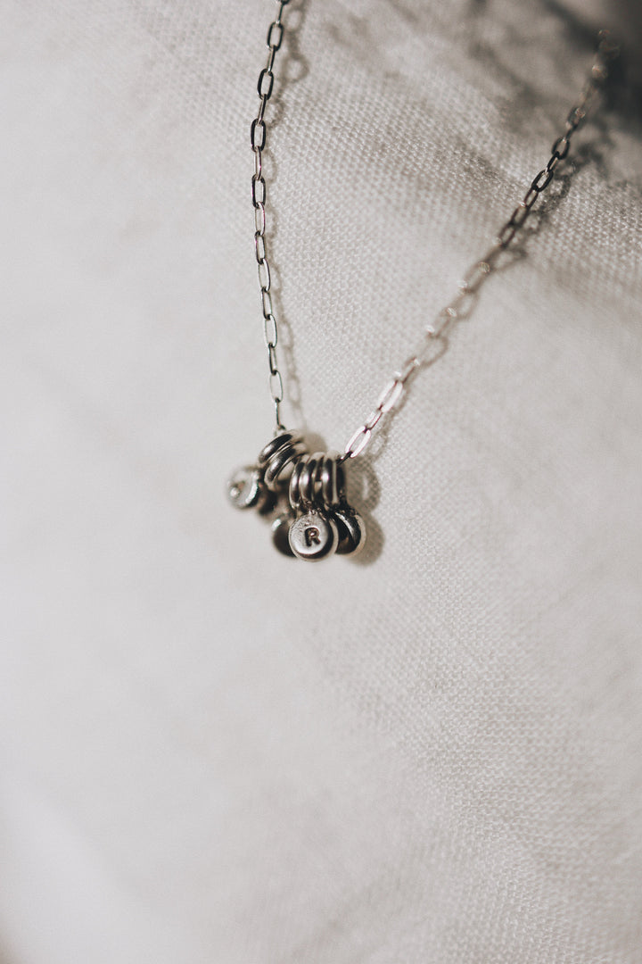 Little Initial Droplet Necklace · Customizable · Custom Birthstone Pieces ·  Little Sycamore