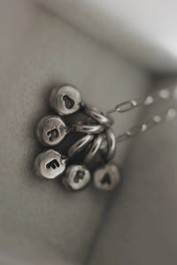 Little Initial Droplet Necklace · Customizable · Custom Birthstone Pieces ·  Little Sycamore