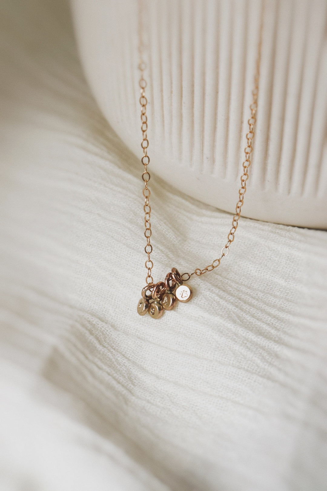 Little Initial Droplet Necklace · Customizable · Custom Birthstone Pieces ·  Little Sycamore