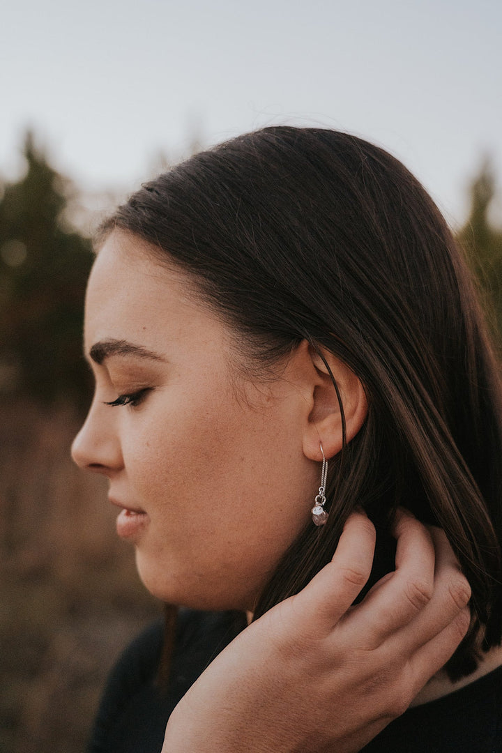 Love Always Drop Earrings · Rose Quartz · Earrings ·  Little Sycamore