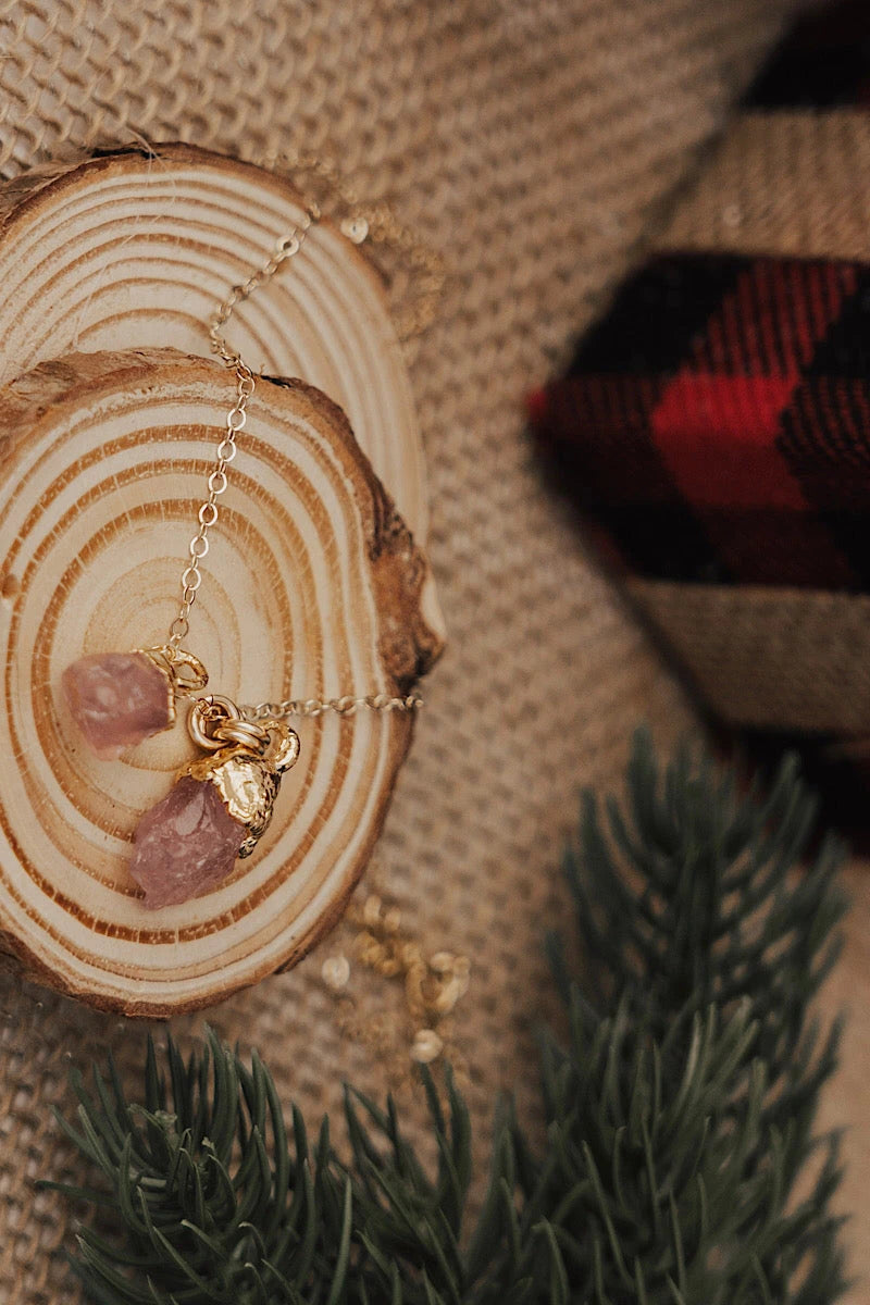 Love Always Necklace · Rose Quartz · Necklaces ·  Little Sycamore