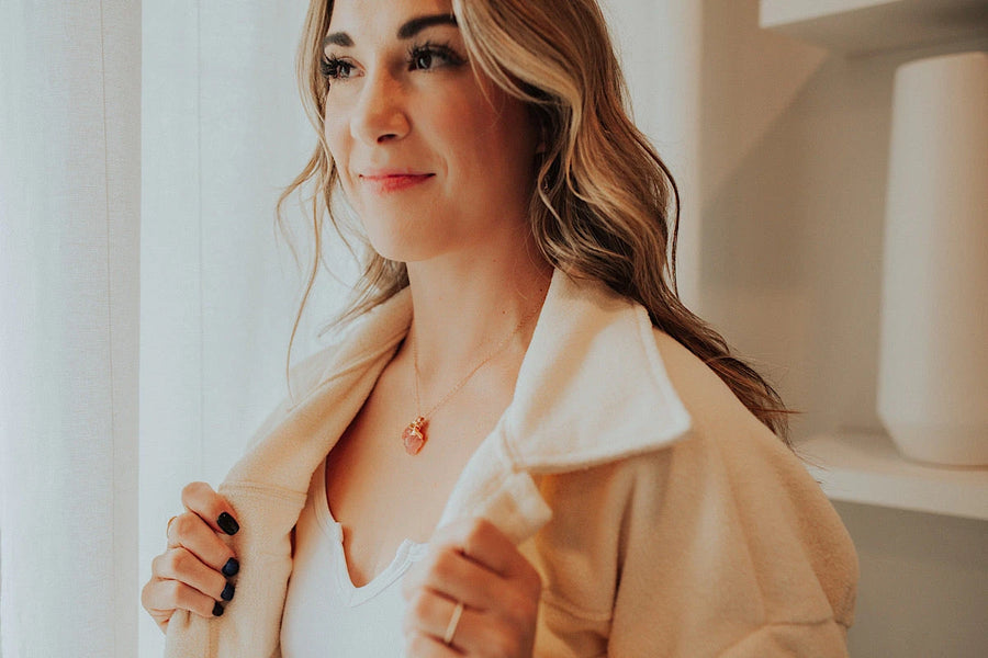 Love Always Necklace · Rose Quartz · Necklaces ·  Little Sycamore