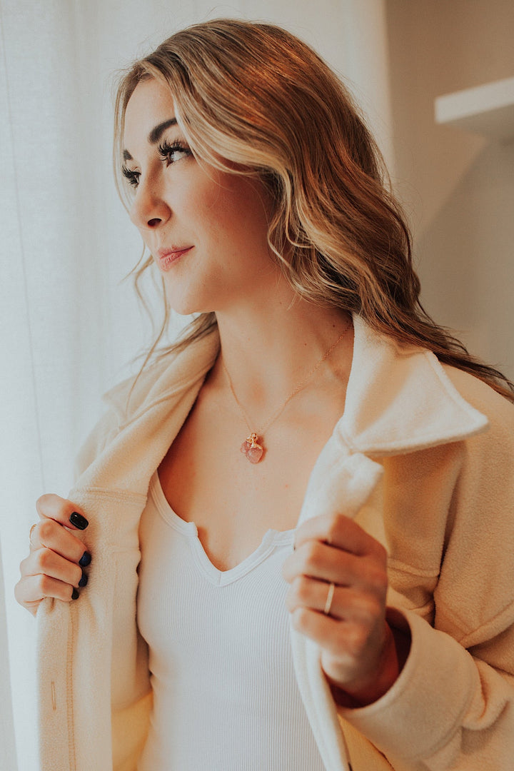 Love Always Necklace · Rose Quartz · Necklaces ·  Little Sycamore