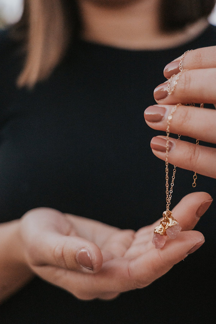 Love Always Necklace · Rose Quartz · Necklaces ·  Little Sycamore