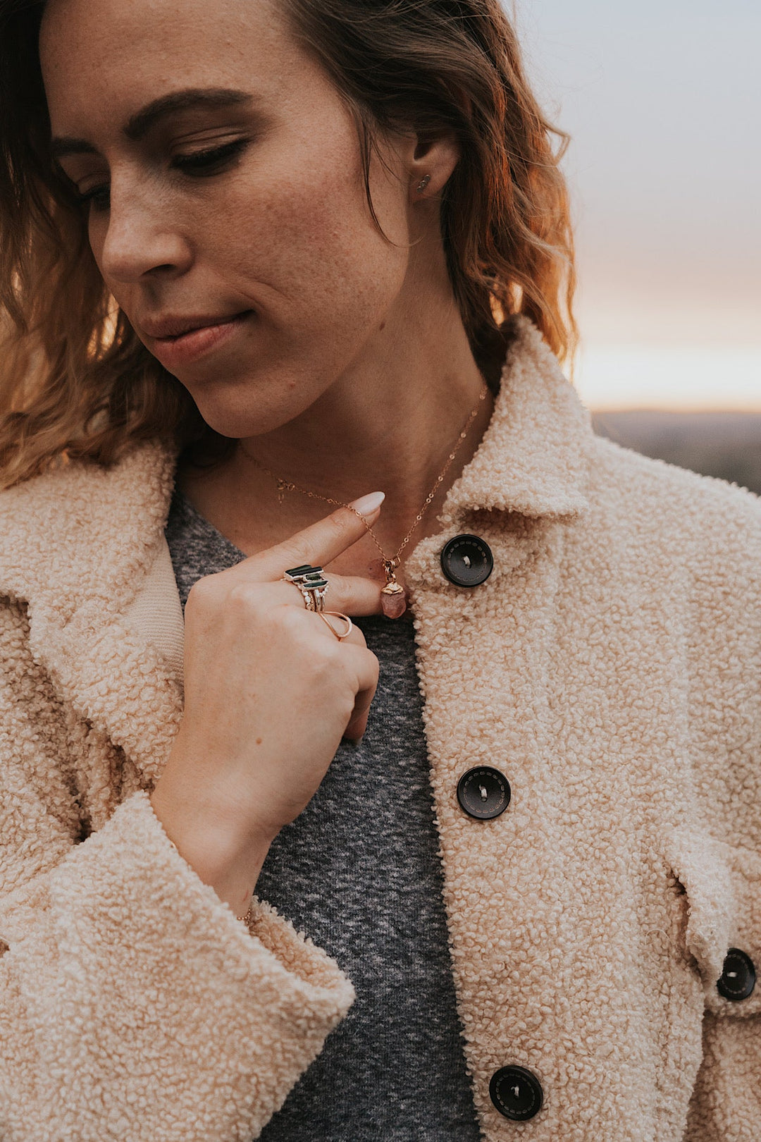 Love Always Necklace · Rose Quartz · Necklaces ·  Little Sycamore