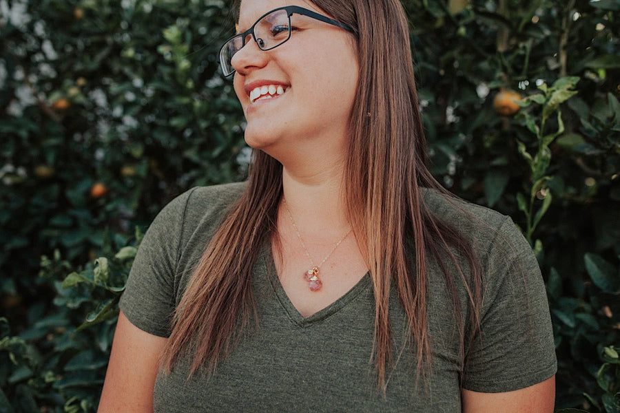 Love Always Necklace · Rose Quartz · Necklaces ·  Little Sycamore