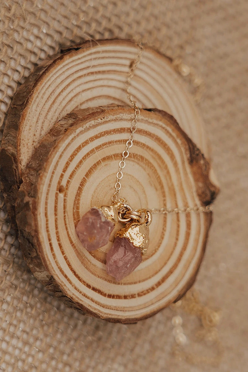 Love Always Necklace · Rose Quartz · Necklaces ·  Little Sycamore